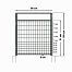 Entrance gate to electric fence net, 105 cm