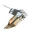 Tensioning lever for geared tensioners