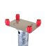 Security box for fencee energizer and battery, Mounting post, Regulator 15 A for solars 200 W