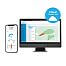 Solar LTE  electric fence kit 15 J, 200 W solar panel, controller and 12V battery 95 Ah