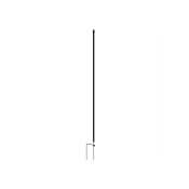 Spare post STANDARD for fence net - 90 cm - double spike